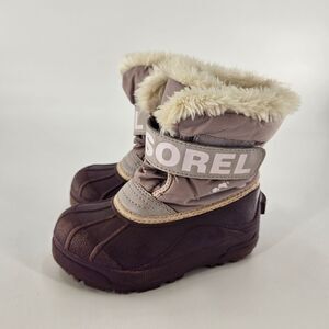 Sorel Kids Boots in Brown and Cream